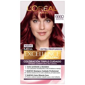 Tinte para Cabello EXCELLENCE Extra Profundo 6660 Rojos Feline Caja 1un