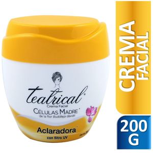 Crema Facial TEATRICAL Aclaradora con Células Madre Pote 200g