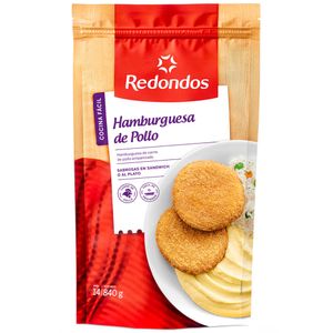 Hamburguesa REDONDOS de Pollo Paquete 14un