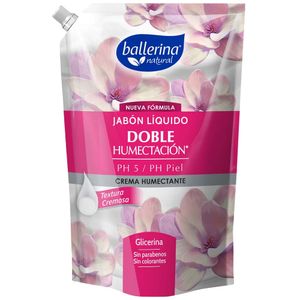 Jabón Líquido BALLERINA Crema Humectante Doypack 900ml