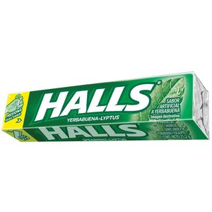 Caramelos HALLS Yerbabuena - Lyptus Paquete 25.2g