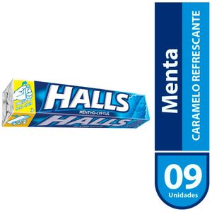 Caramelos HALLS Mentol Paquete 9un