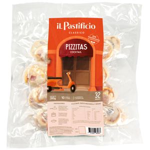 Pizzitas Cocktail Light IL PASTIFICIO Plevisani Bolsa 32un