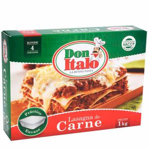Lasagña DON ITALO de Carne Caja 1Kg