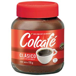 Café Instantáneo COLCAFÉ Clásico Frasco 170g