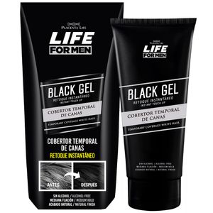 Gel Cobertor LIFE FOR MEN Black Tubo 80ml