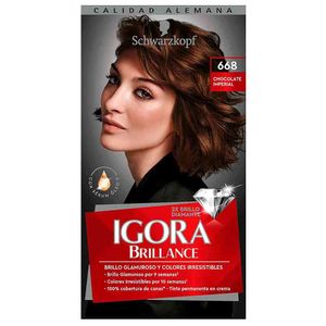 Tinte para Cabello IGORA  Brilliance 668 Chocolate Imperial Caja 1un