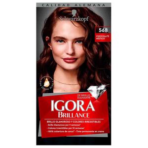 Tinte para Cabello SCHWARZKOPF Igora Brillance 568 Chocolate Místico Caja 1un