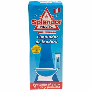 Desinfectante de Baño SPLENDOR Azul Caja 125g