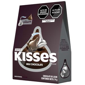 Chocolate HERSHEYS Kisses con Leche Caja 74g