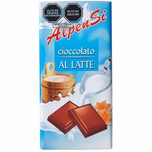 Chocolate ALPEN SI De leche Paquete 100Gr
