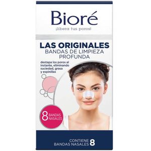 Bandas Nasales BIORE Limpieza Profunda Caja 8un