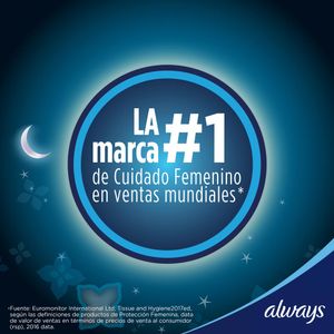 Toalla Higiénica ALWAYS Active Noche Paquete 8un