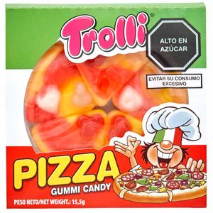 Gomas dulces TROLLI GUMMI PIZZA Sabores surtidos Caja 17Gr