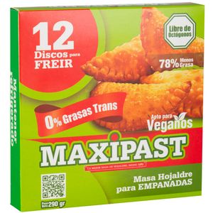Masa Hojaldre MAXIPAST para Freir Caja 12un