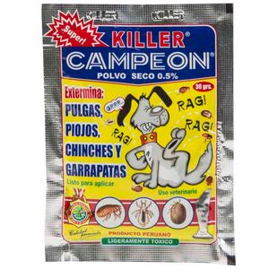 Insecticida CAMPEÓN Antipulgas Sobre 30g