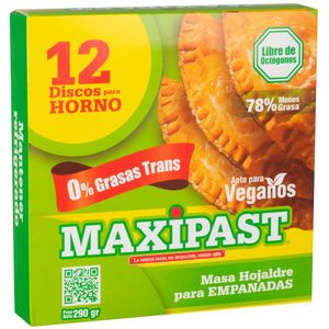 Masa Hojaldre MAXIPAST para Hornear Caja 12un