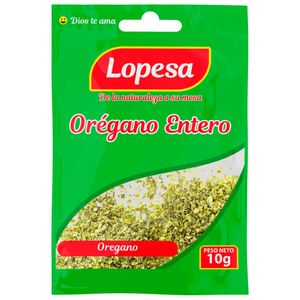 Orégano Entero LOPESA Sobre 10g
