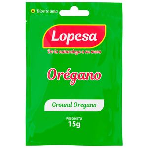 Orégano LOPESA Sobre 15g Bolsa 5un