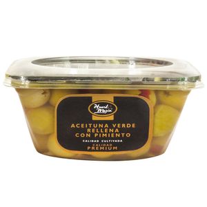 Aceituna Verde con Pimiento HUERTO MEJÍA Táper 230g