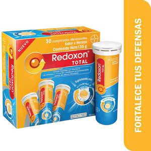 Comprimidos Efervescentes REDOXON Vitamina C Tubo 45g x 3un