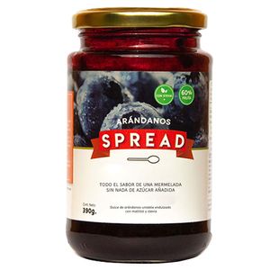 Mermelada de Arándanos SPREAD sin Azúcar Añadida Frasco 390g