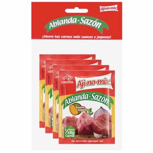 Sazonador AJINOMIX Ablanda Sazón Bolsa 44g Paquete 4un