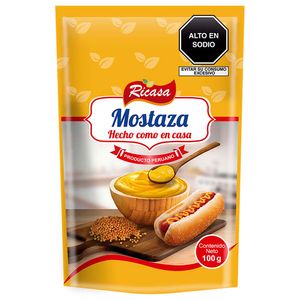 Mostaza RICASA Doypack 100g
