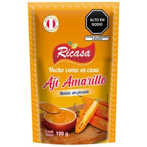 Ají Amarillo Molido RICASA Doypack 100g