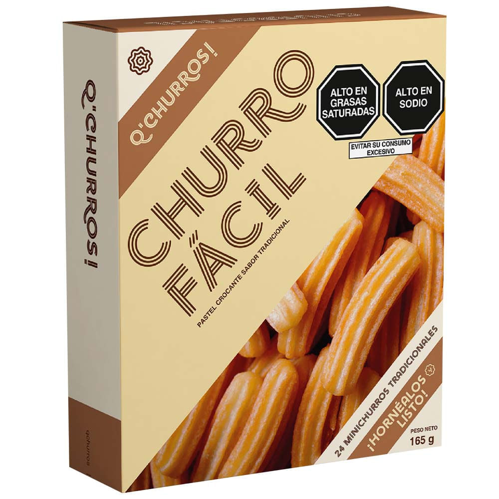 Mini Churros Tradicionales Churro FÁcil Caja 24un Real Plaza 8523