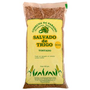 Cereal COSECHA DEL PARAISO Salvado de trigo Bolsa 400Gr