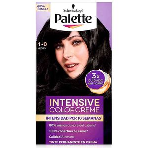 Tinte para Cabello PALETTE Color Creme 1-0 Negro Caja 1un