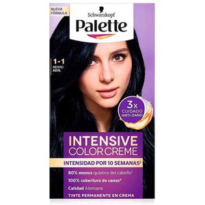 Tinte para Cabello PALETTE Color Creme 1-1 Negro Azul Caja 1un