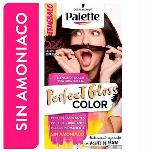 Tinte para Cabello PALETTE Perfect Gloss Color 200 Negro Espresso Caja 1un