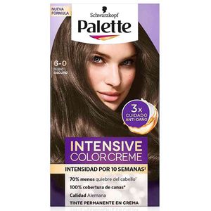 Tinte para Cabello PALETTE Color Creme 6-0 Rubio Oscuro Caja 1un