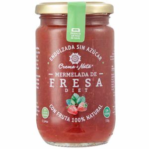 Mermelada CREMA & NATA Diet Fresa Frasco 330g