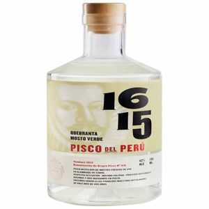 Pisco Mosto Verde 1615 Quebranta Botella 700ml