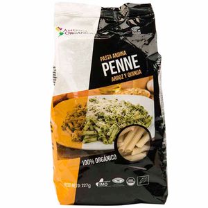 Fideos Penne AMÉRICA ORGÁNICA Arroz y Quinua Bolsa 227g
