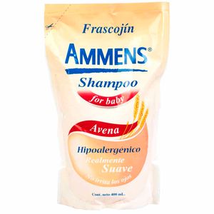 Shampoo para Bebé AMMENS Avena Doypack 400ml