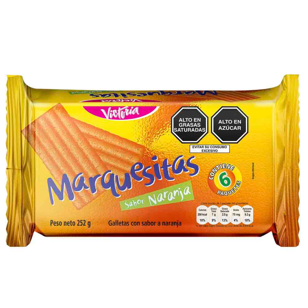 Galletas MARQUESITAS Naranja Paquete 6un - Real Plaza