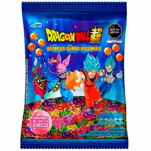 Caramelos Rellenos con Chicle ARCOR Dragon Ball Z Bolsa 365g