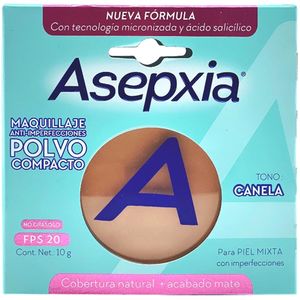 Maquillaje en Polvo ASEPXIA Anti-Imperfecciones Tono Beige Mate Caja 10g