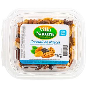 Piqueo VALLE NATURA Pasas maní cashew y nueces Táper 250Gr