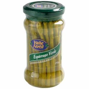 Conserva VALLE FERTIL Espárragos verdes Frasco 210Gr