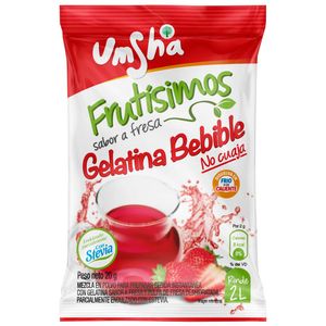 Gelatina Bebible UMSHA Fresa Bolsa 20g