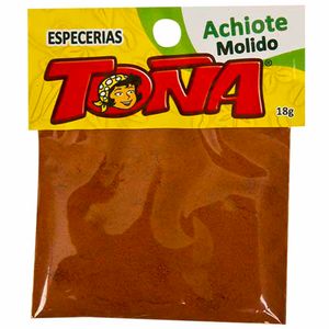 Achiote Molido TOÑA Sobre 18g