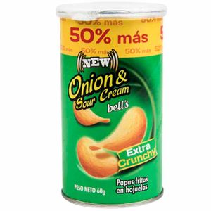 Papas Fritas BELL'S Sabor Cebolla Lata 60g