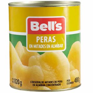 Peras en Mitades BELL'S Lata 820g