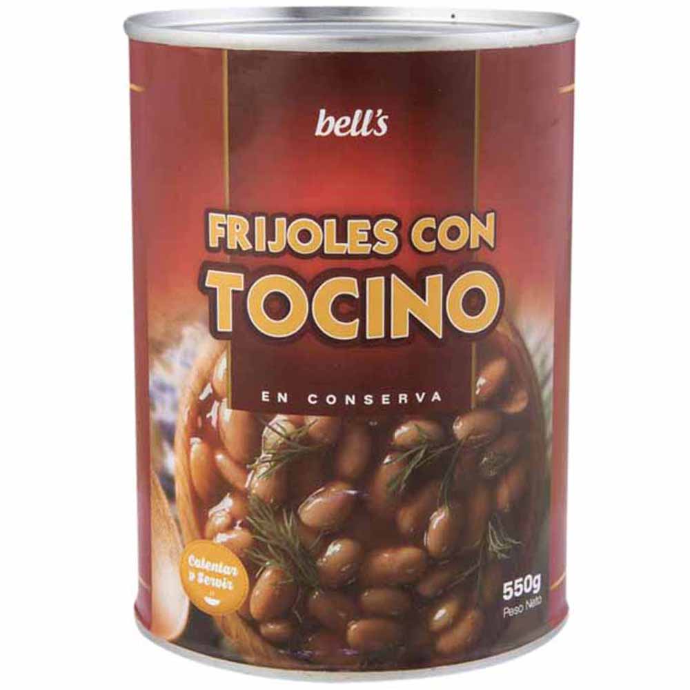 Frijoles con Tocino BELL'S Lata 550g | 636805