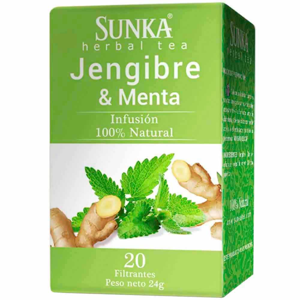 Infusión De Jengibre Y Menta Sunka Caja 20un Real Plaza 6879